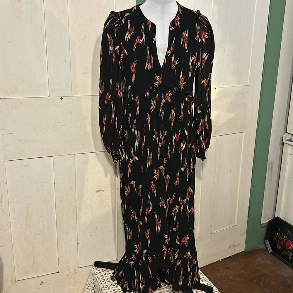 Isabel Marant Dress EX Cond Silk Lined Plisse Sz 42